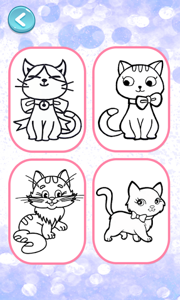 Ứng Dụng Cute Kitty Coloring Book: Sách Tô Màu Cô Mèo Kitty Cho Bé | Link  Tải Free, Cách Sử Dụng