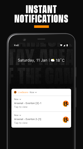 Screenshots LiveScore - Cập nhật tỉ số bóng đá