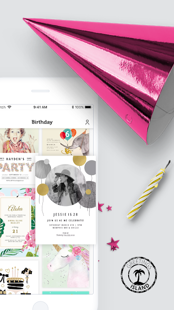 Bạn là người hay sử dụng smartphone? Hãy tải ứng dụng tạo thiệp sinh nhật và trở thành người đầu tiên gửi những món quà tặng sinh nhật đầy ý nghĩa đến bạn bè, người thân của mình. Việc tạo ra các thiệp sinh nhật cực kỳ đơn giản, bắt đầu hành trình sáng tạo của bạn ngay bây giờ.