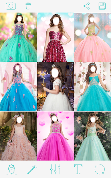 Screenshots Kiểu tóc công chúa - Princess Hairstyles Editor