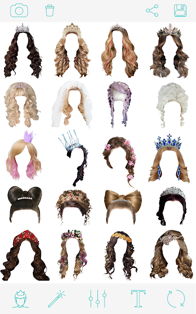 Ứng Dụng Kiểu Tóc Công Chúa - Princess Hairstyles Editor | Link Tải Free,  Cách Sử Dụng