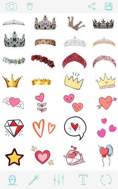 Screenshots Kiểu tóc công chúa - Princess Hairstyles Editor