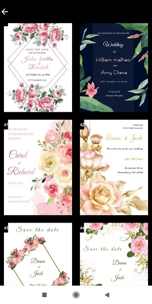 Screenshots Invitation maker 2020 - Thiết kế thiệp sinh nhật, thiệp cưới, chức mừng miễn phí