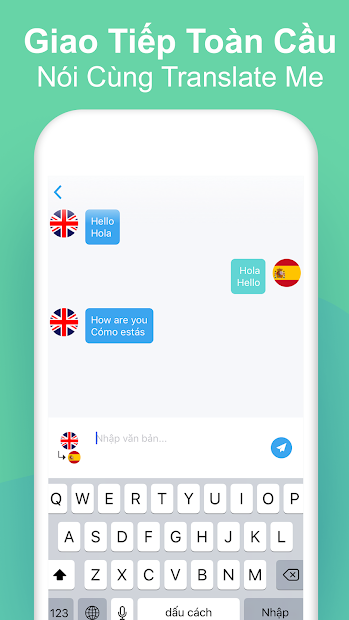 Screenshots Translate Me - Trình dịch văn bản, hình ảnh và giọng nói