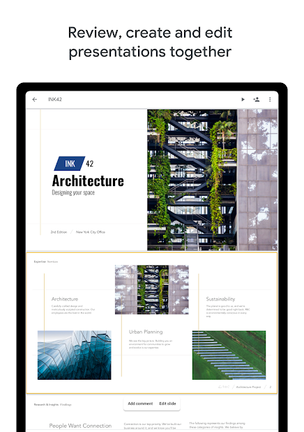 Screenshots Google Trang trình bày - Ứng dụng tạo slide của Google