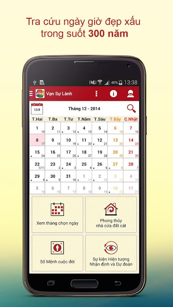 Screenshots Phong Thủy Tử Vi - Vạn Sự Lành: Xem vận mệnh cuộc đời