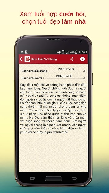 Screenshots Phong Thủy Tử Vi - Vạn Sự Lành: Xem vận mệnh cuộc đời