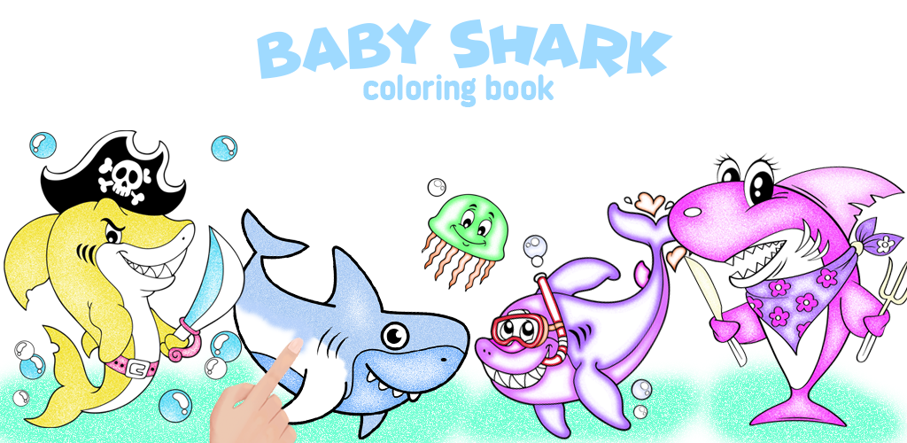 Ứng Dụng Baby Shark - Sách Tô Màu Các Loài Cá | Link Tải Free, Cách Sử Dụng
