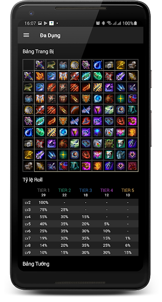 Screenshots Cẩm nang Đấu Trường Chân Lý - LoLChess