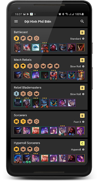 Screenshots Cẩm nang Đấu Trường Chân Lý - LoLChess