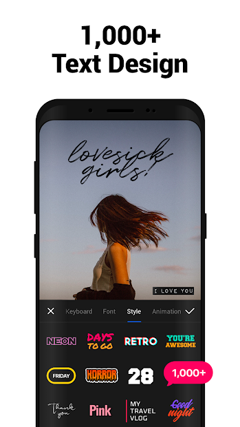 Screenshots VITA - ứng dụng chỉnh sửa video đơn giản