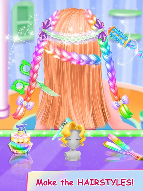 Screenshots Tạo kiểu tóc và trang điểm cho búp bê