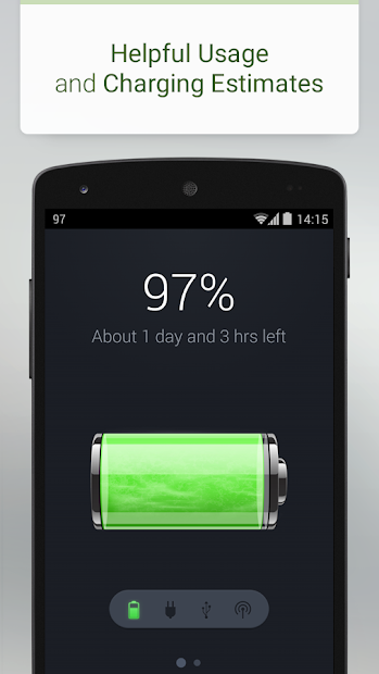Screenshots Pin - Battery: Theo dõi tình trạng pin cho điện thoại Android