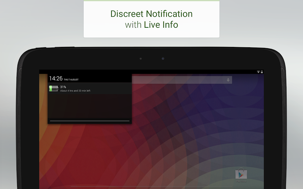 Screenshots Pin - Battery: Theo dõi tình trạng pin cho điện thoại Android
