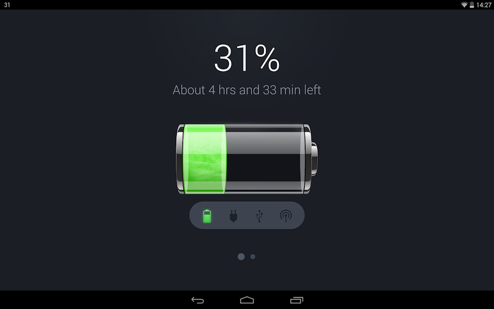 Screenshots Pin - Battery: Theo dõi tình trạng pin cho điện thoại Android