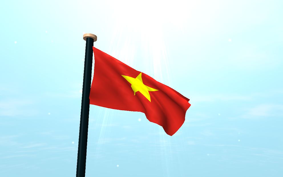 Chụp ảnh miễn phí với lá cờ Việt Nam