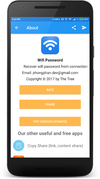 Screenshots Xem mật khẩu wifi - Ứng dụng khôi phục lịch sử kết nối wifi