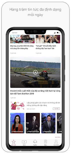 Screenshots VTC NOW: Ứng dụng xem truyền hình và đọc tin tức miễn phí hằng ngày