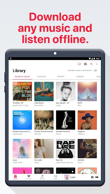 Screenshots Apple Music - Tổng hợp nhiều bài hát mới nhất