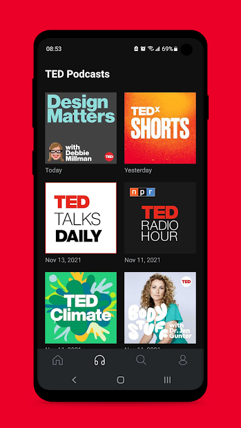 Screenshots TED - Học tiếng Anh qua video diễn thuyết TED Talks trên Android