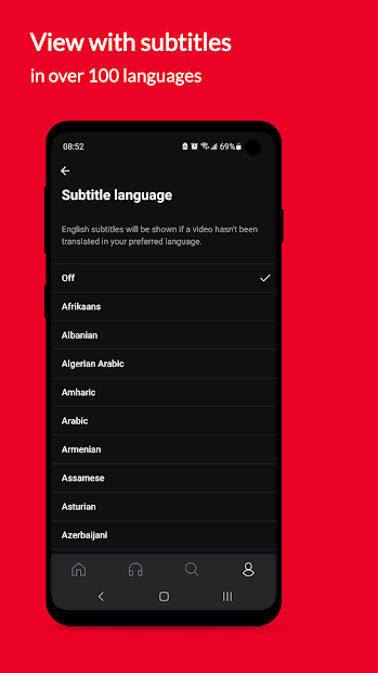 Screenshots TED - Học tiếng Anh qua video diễn thuyết TED Talks trên Android