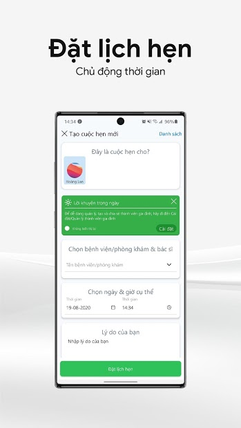 Screenshots GlobeDr - Tư vấn khám bệnh hiệu quả
