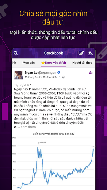 Screenshots Stockbook - Cầu nối đầu tư chứng khoán