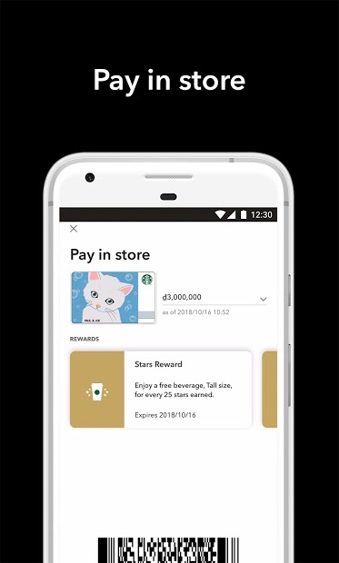 Screenshots Starbucks Việt Nam: Đặt đồ uống Starbucks, nhiều khuyến mãi hấp dẫn