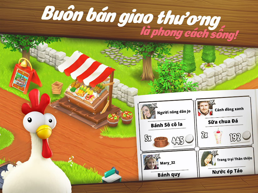 Screenshots Hay Day - Mùa thu hoạch | Game nông trại trên điện thoại