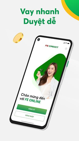 Screenshots FE Onine 2.0: Đăng ký vay tiền online, mua bảo hiểm, mở thẻ tín dụng