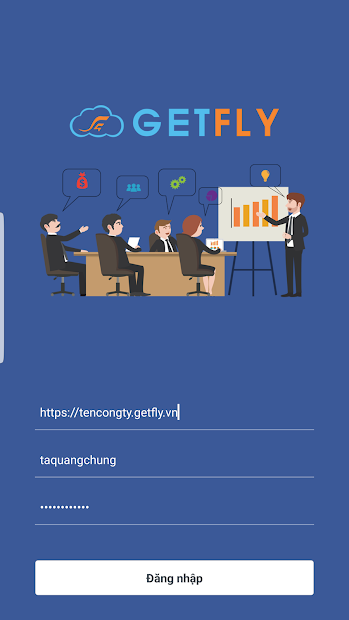 Screenshots GetFly CRM: Quản lý nhân viên và chăm sóc khách hàng