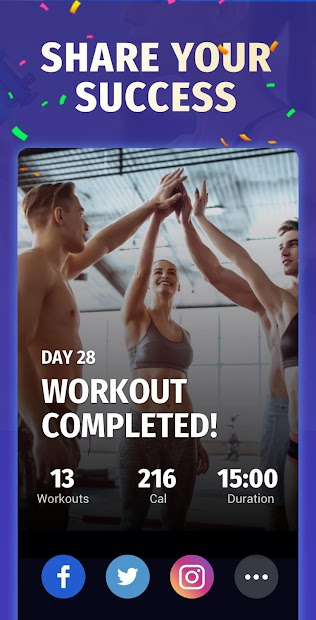 Screenshots Bài tập thể hình, giảm cân, giảm mỡ bụng trong 30 ngày