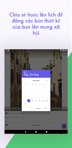 Screenshots Desygner: Ghép chữ vào ảnh, thiết kế ảnh theo mẫu có sẵn