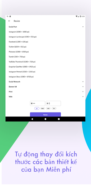 Screenshots Desygner: Ghép chữ vào ảnh, thiết kế ảnh theo mẫu có sẵn