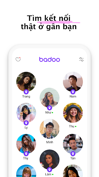 Screenshots Badoo: Ứng dụng kết bạn, hẹn hò cho người độc thân