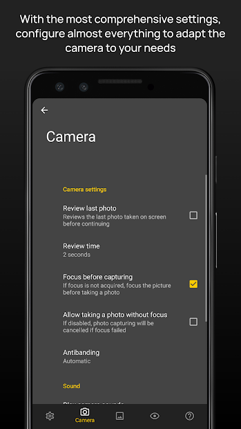 Screenshots Camera FV-5 Lite: Ứng dụng chụp ảnh đẹp, hiệu ứng độc đáo