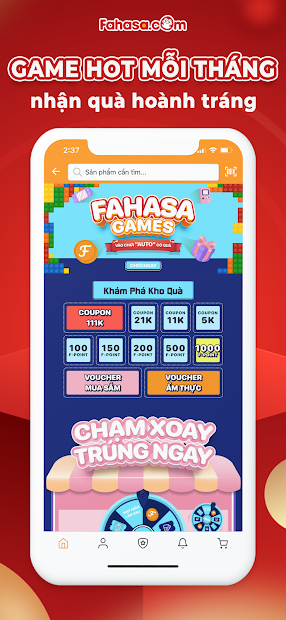 Screenshots Fahasa - Thế giới trong tầm tay