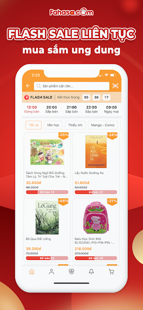 Screenshots Fahasa - Thế giới trong tầm tay