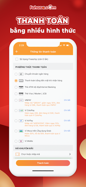 Screenshots Fahasa - Thế giới trong tầm tay