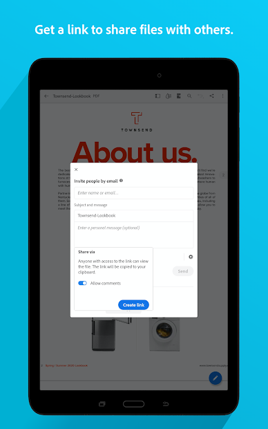 Screenshots Adobe Reader - Đọc, chỉnh sửa, chuyển file pdf sang word, excel