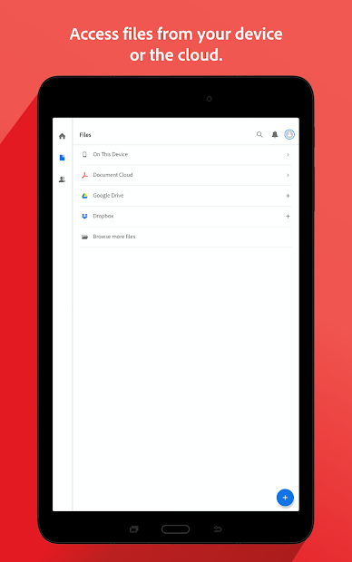 Screenshots Adobe Reader - Đọc, chỉnh sửa, chuyển file pdf sang word, excel