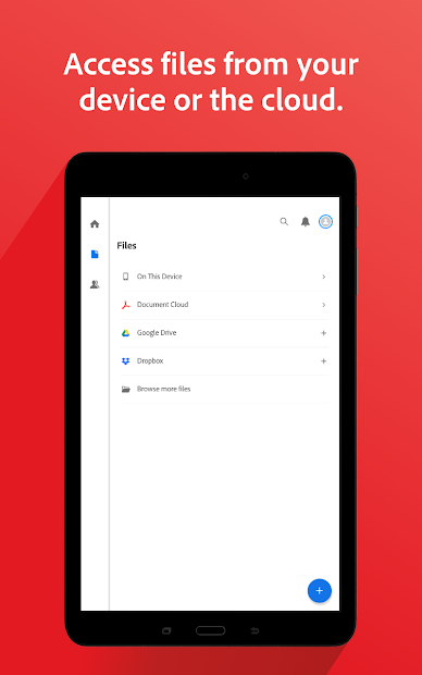 Screenshots Adobe Reader - Đọc, chỉnh sửa, chuyển file pdf sang word, excel
