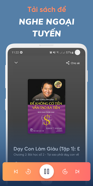 Screenshots Fonos - kho sách nói phong phú