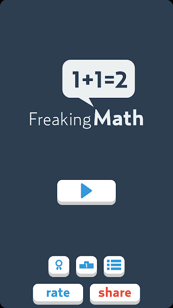 Ảnh chụp màn hình Freaking Math: Luyện nhanh kỹ năng tính nhẩm