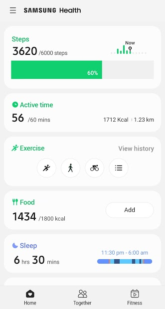 samsung health com