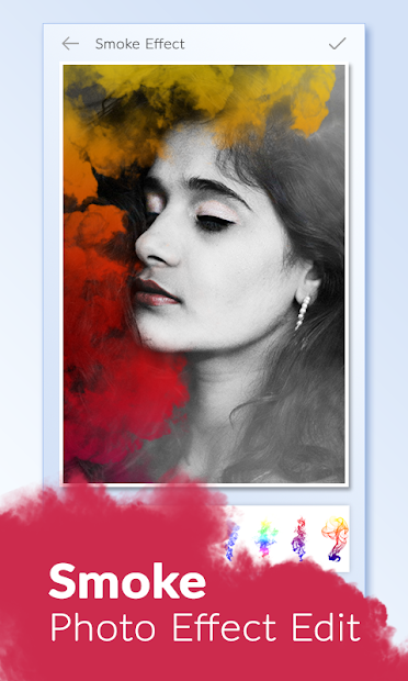 Screenshots Tên Nghệ thuật Hiệu ứng Khói với Hạt Khói Thật - Thêm hiệu ứng và chỉnh sửa ảnh