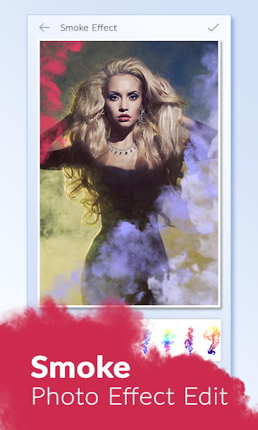 Screenshots Tên Nghệ thuật Hiệu ứng Khói với Hạt Khói Thật - Thêm hiệu ứng và chỉnh sửa ảnh