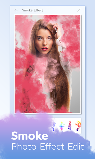 Screenshots Tên Nghệ thuật Hiệu ứng Khói với Hạt Khói Thật - Thêm hiệu ứng và chỉnh sửa ảnh