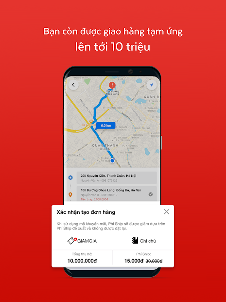 Chụp màn hình Snail Ship - Ứng dụng giao hàng và mua hàng trước