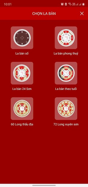 Ảnh chụp màn hình La bàn phong thủy - La bàn: Xem phong thủy qua la bàn